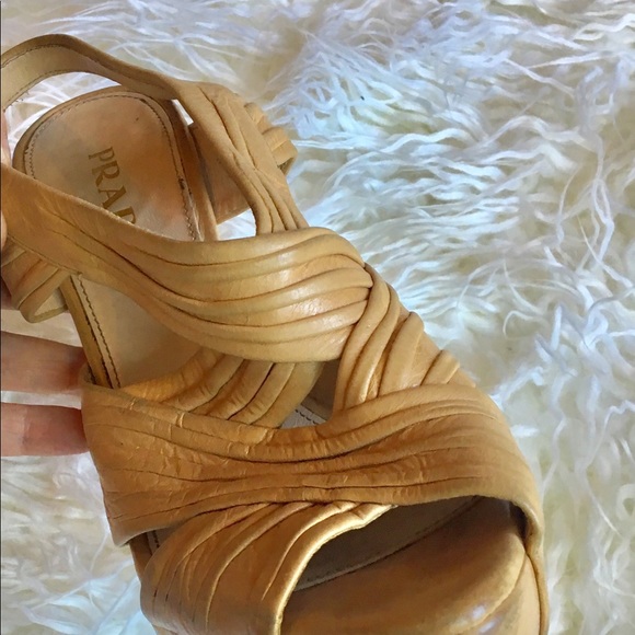 Prada High Heel Sandals - Resort Collection - Sz 7 - Picture 3 of 8